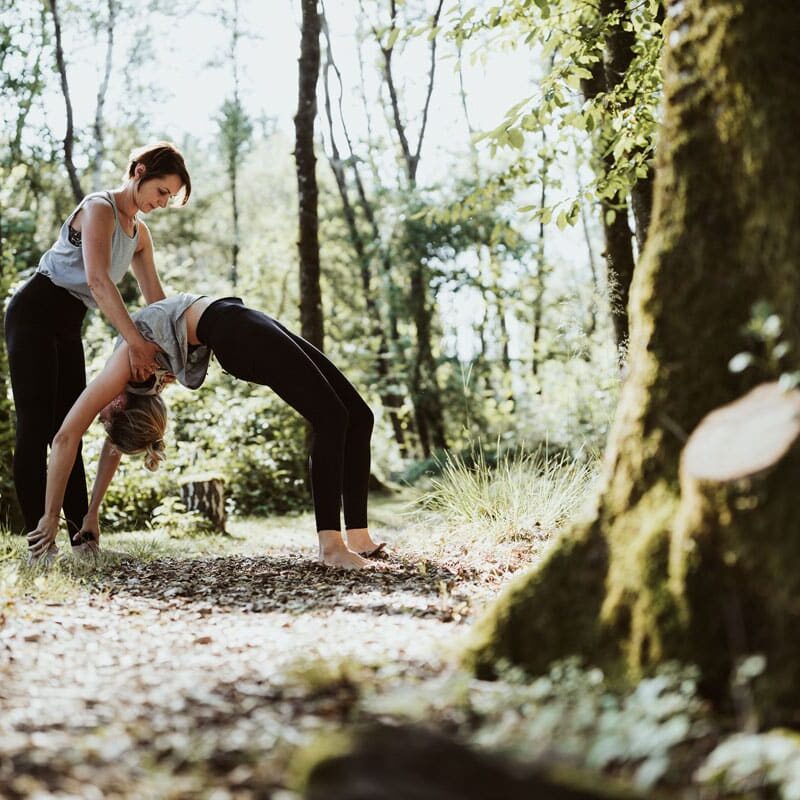 Stefanie Dell & Jessica Biegel - Yoga in der Natur - Seezeitlodge Hotel & Spa