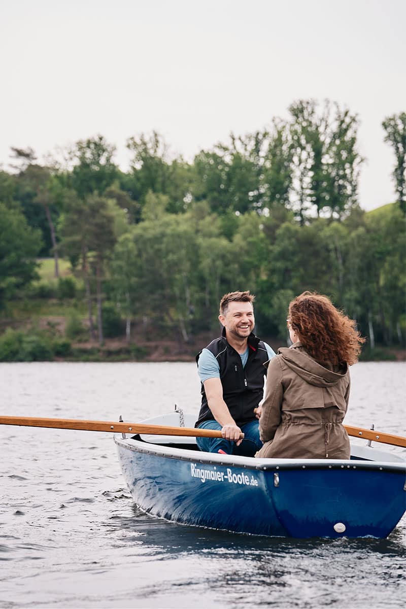 Christian und Kathrin Sersch - Boot auf dem Bostalsee