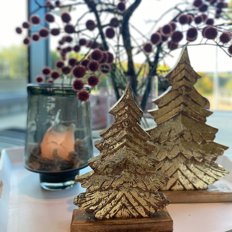 LieblingsIdeen für nachhaltige Weihnachtsdeko - Goldener Tannenbaum