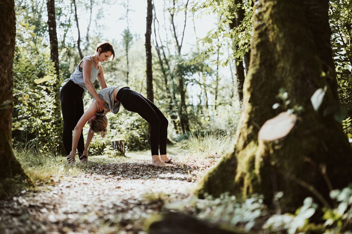 Stefanie Dell & Jessica Biegel - Yoga in der Natur - Seezeitlodge Hotel & Spa